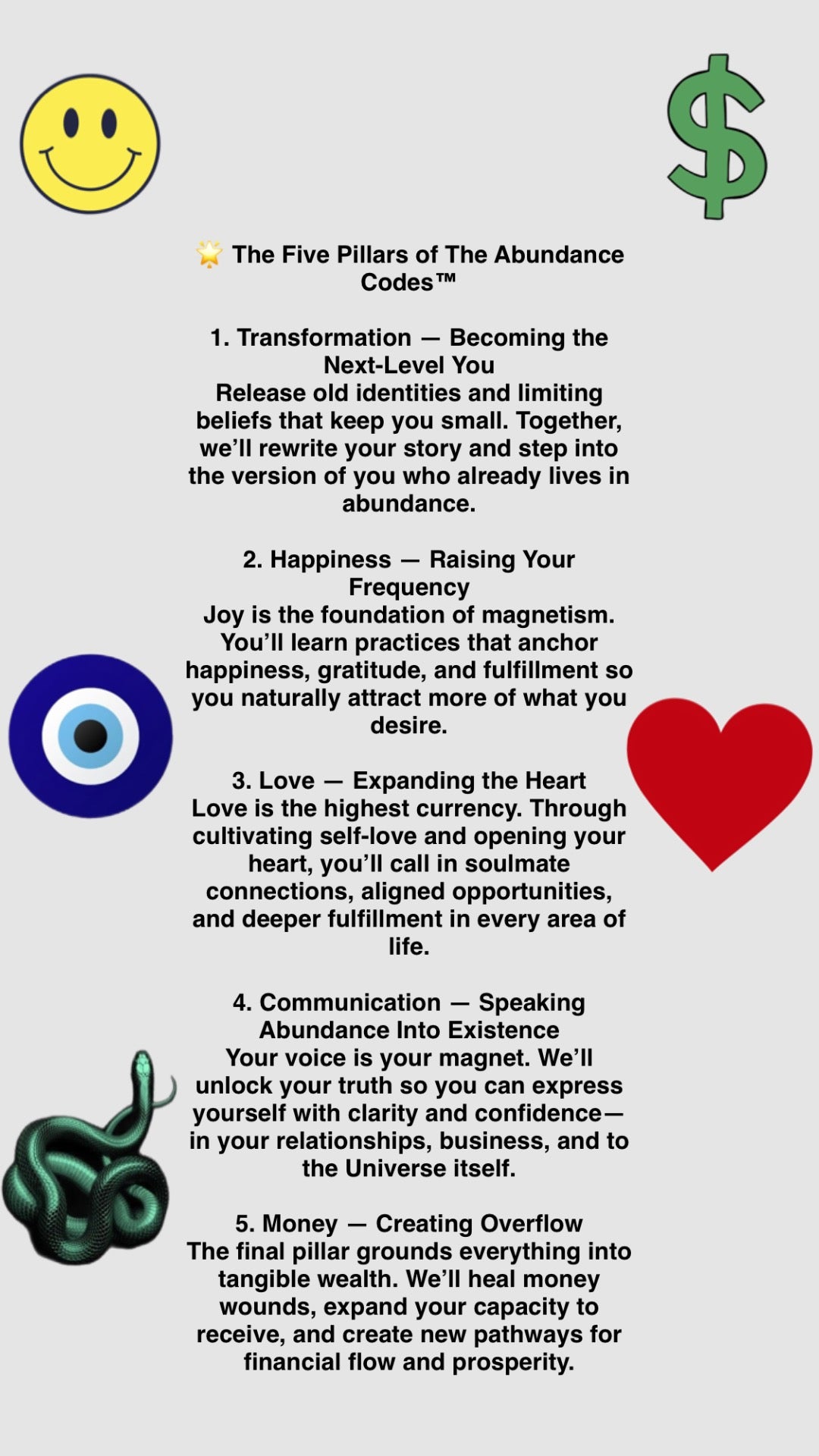 Abundance codes
