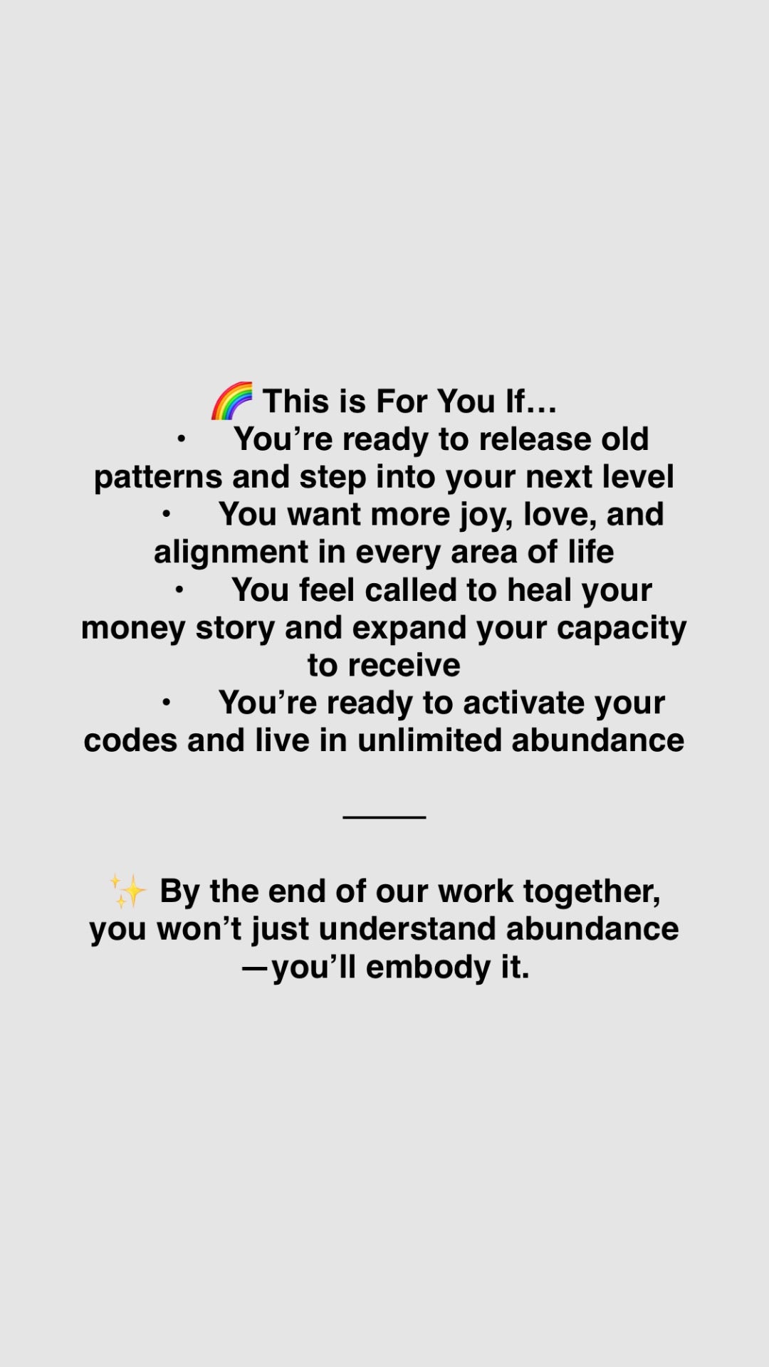 Abundance codes