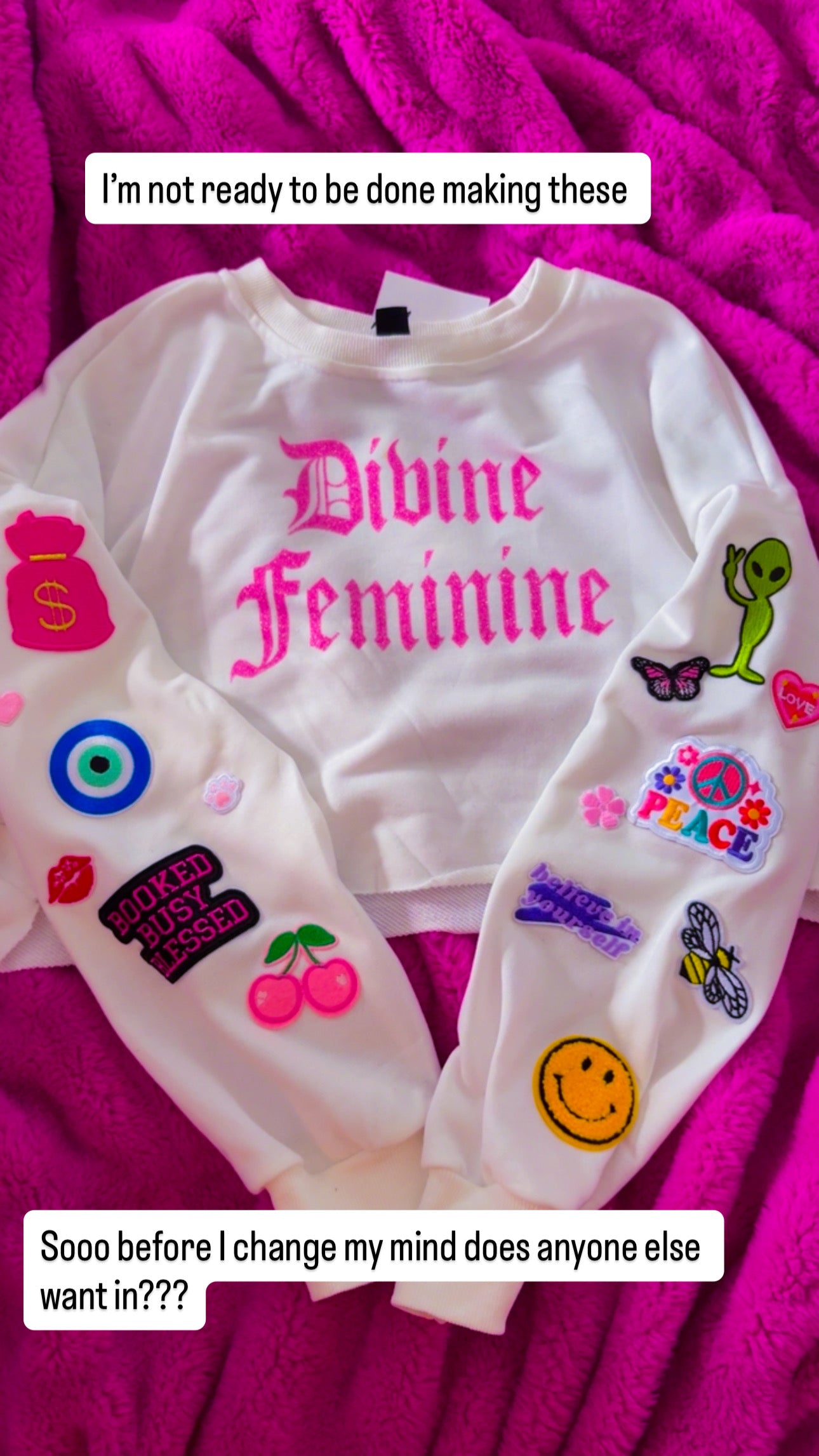 Vision board custom sweatshirt