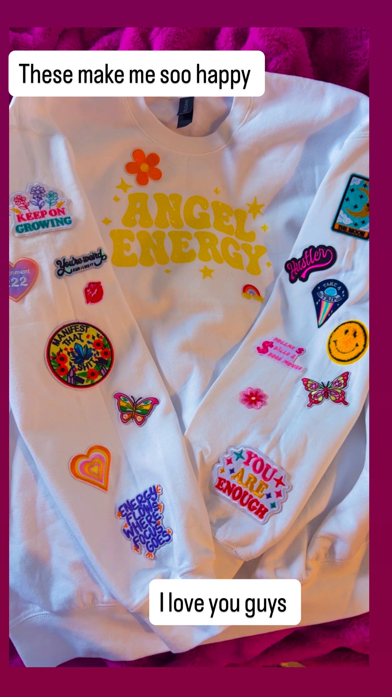 Vision board custom sweatshirt